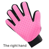 Pet Glove Brush Grooming & Massage Cat Care & Grooming Pet Clever Pink Right Hand 