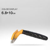 Pet Hair Removal Comb Dog Care & Grooming Pet Clever Yellow M 