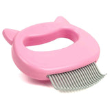 Pet Hair Removal Massaging Shell Comb Soft Deshedding Dog Combs Pet Clever Pink 