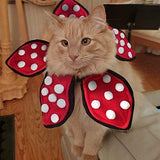 Pet Halloween Costume Collar Cute Flower Dress Up Dog Clothing Pet Clever 