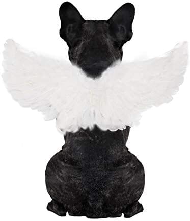 Pet Halloween Costume Cosplay White Wing for Dog Cat Dog Clothing Pet Clever Small 