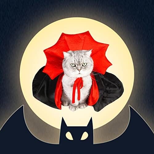 Pet Halloween Costumes Cat Vampire Cloak Dog Clothing Pet Clever 