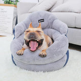 Pet Heated Basket Bed Dog Beds & Blankets Pet Clever 