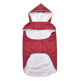Pet Hooded Raincoat Cat Clothing Pet Clever Red XXXL 