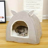 Pet House with Removable Mattress Dog Beds & Blankets Pet Clever grey 