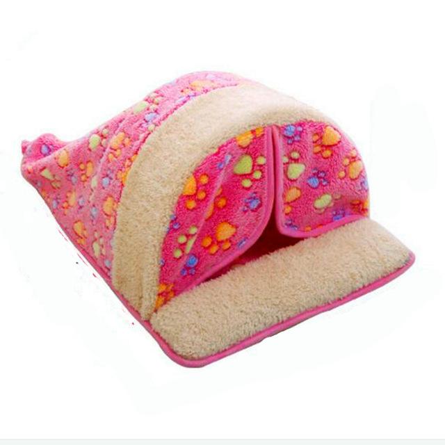 Pet Nest with Curtain Dog Beds & Blankets Pet Clever Pink M 