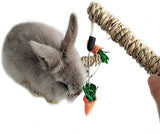 Pet Rabbit Toy Tree Bunny Fun Chew Toy Hamster Pet Clever 
