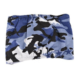 Pet Sanitary Underwear Cat Clothing Pet Clever Camouflage blue S 