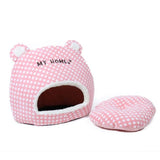 Pet Sleeping Bag with Removable Cushion Dog Beds & Blankets Pet Clever pink 