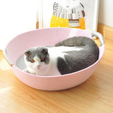 Pet Sleeping Basket Dog Beds & Blankets Pet Clever Pink M 