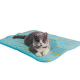 Pet Summer Cooling Mat Dog Beds & Blankets Pet Clever Blue M 