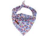 Pet Summer Scarf Dog Leads & Collars Pet Clever Small Blue Flower 