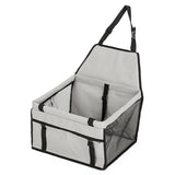 Pet Travel Car Carrier Basket Dog Pet Clever Grey 