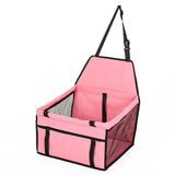Pet Travel Car Carrier Basket Dog Pet Clever Pink 