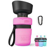 Pet Water Bottle for Dogs, Lightweight & Convenient for Travel Dog Bowls & Feeders Pet Clever Pink 