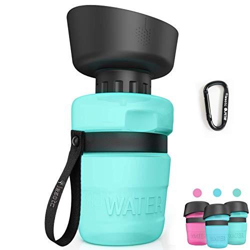 Pet Water Bottle for Dogs, Lightweight & Convenient for Travel Dog Bowls & Feeders Pet Clever Light Blue 