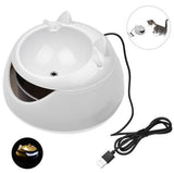 Pet Water Drinking Fountain with Night Light Dog Bowls & Feeders Pet Clever 