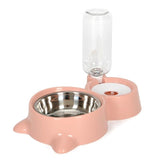 Pet Water Feeder Bowl Dog Bowls & Feeders Pet Clever Pink 