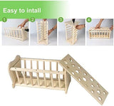 Pet Wooden Hay Feeder for Rabbits Hamster Pet Clever 