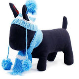 Pets Winter Knitted Striped Hat and Scarf - Priority Shipping Dog Clothing Pet Clever Blue XXS 