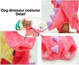 Pink Cute Dinosaur Style Pet Costume Attire Cat Clothing Pet Clever 