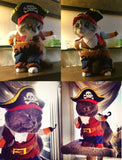 Pirate Suit Cat Costume Suit Dressing Up Party Clothes Cat Clothing Pet Clever 