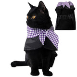 Plaid Star Pet Cloak Cat Clothing Pet Clever 