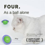Planetary Type Catnip Toy Ball (3Pcs) Cat Pet Clever 