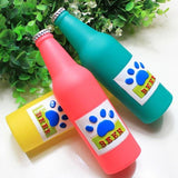Plastic Beer Bottle Dog Chew Toy Toys Pet Clever 