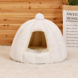 Plush Pet Cave Bed Dog Beds & Blankets Pet Clever 