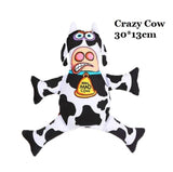 Plush Squeak Dog Toy Toys Dreampet Store Cazy cow 