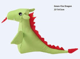 Plush Squeak Dog Toy Toys Dreampet Store Green Fire Dragon 
