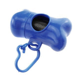 Portable Bone Shape Pet Waste Bag Dispenser Cleaning Pet Clever Navy Blue 