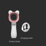 Portable Cat Shaped USB Rechargeable Fan Cat Design Accessories Pet Clever 