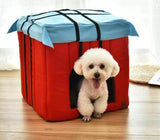 Portable Closed Pet Villa Dog Beds & Blankets Pet Clever 