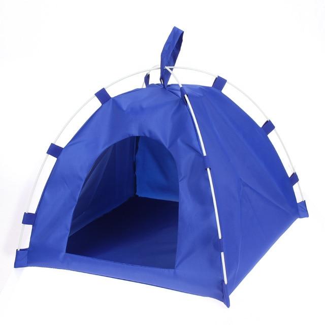 Portable Folding Pet Tent Dog Tent Pet Clever Blue 