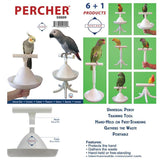 Portable Perch and Training Light Weight Bird Standing Toy Standing Birds Pet Clever 