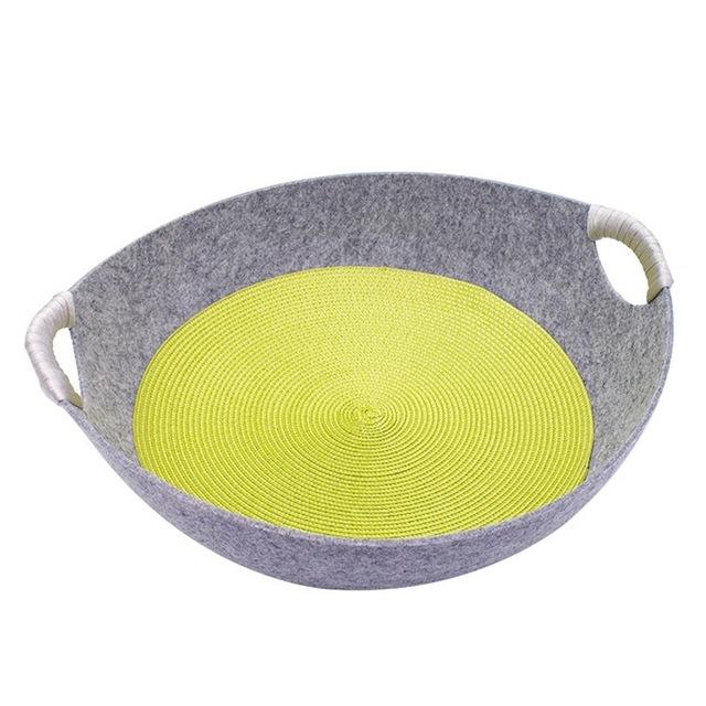 Portable Pet Sleeping Basket Dog Beds & Blankets Pet Clever Gray 
