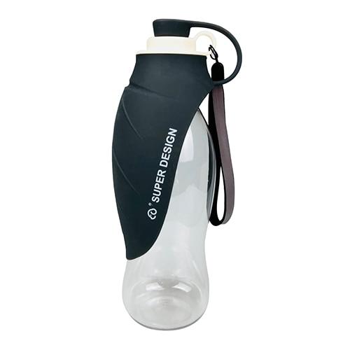 Portable Pet Water Bottle ﻿ Toys Pet Clever Black 