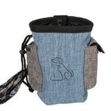 Portable Training Pouch With Treat Bags, Feed Pocket, Waist Bag Dog Toys Sport & Training Pet Clever Blue 