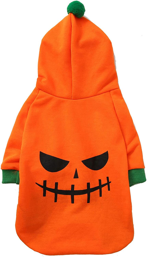 Pumpkin Pet Hoodie - Halloween Costume Dog Clothing Pet Clever L 