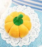 Pumpkin Shaped Dog Squeaky Chew Toy Dog Toys Sport & Training Pet Clever 