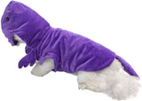 Purple Dinosaur Dog Costumes Halloween Cosplay Pet Costume Dog Clothing Pet Clever 