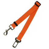 Quick Release Adjustable Car Safety Belt Dog Carrier & Travel Pet Clever Orange 