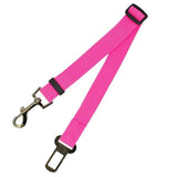 Quick Release Adjustable Car Safety Belt Dog Carrier & Travel Pet Clever Hot Pink 