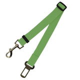Quick Release Adjustable Car Safety Belt Dog Carrier & Travel Pet Clever Green 