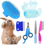 Rabbit Brush for Shedding with Bunny Nail Clipper Hamster Pet Clever 