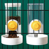 Rabbit Food and Water Bowls for Cage Hamster Pet Clever 