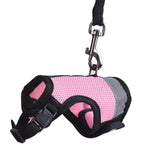 Rabbit Vest Harness With Leash Rabbits Pet Clever Gray Pink S 