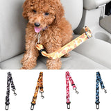 Rechargeable Glowing Dog Seat Belt Dog Harness Pet Clever 